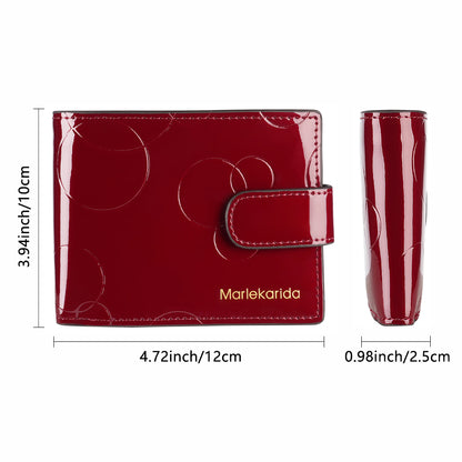 Dual-Snap RFID Compact Wallet