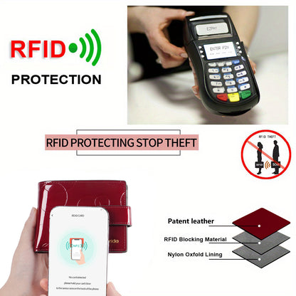Dual-Snap RFID Compact Wallet