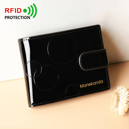 Dual-Snap RFID Compact Wallet