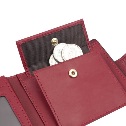 Dual-Snap RFID Compact Wallet