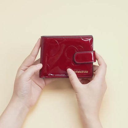 Dual-Snap RFID Compact Wallet